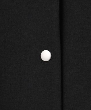 UNFILO BEAUTY FORM JERSEY スリーブレス ブルゾン ブラック