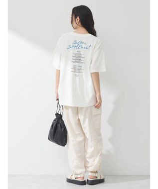 earth music&ecology Ｓｕｇａｒ　スリットＴ Off White