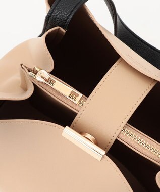 組曲 ノットデザイントートバッグ ベージュ系1