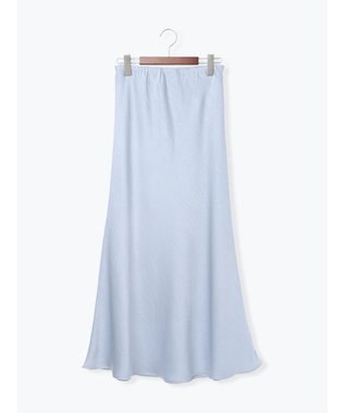 Te chichi ヴィンテージサテンナロースカート サックスブルー