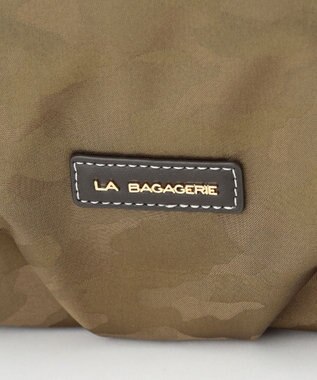 LA BAGAGERIE シャドージャカード 2WAYショルダーバッグ カーキ