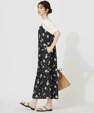 ANY SIS 【着付け簡単5点セット】2WAY セパレート浴衣セット ネイビー系