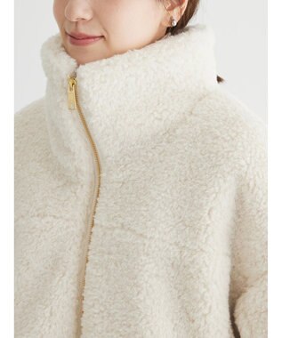 Green Parks ・ＥＬＥＮＣＡＲＥ　ＤＵＥ　テディベアボアコート Ivory