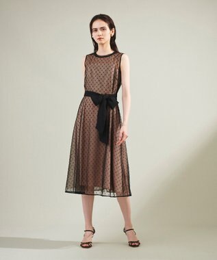 GRACE CONTINENTAL ビーズembドレス ブラック