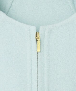 23区 ウールリバー ショート ブルゾン ライトグリーン系