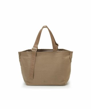 TOPKAPI 【Breath TOPKAPI】Freely フリーリー ナイロン ロゴテープ  トートバッグ A4対応 ベージュ