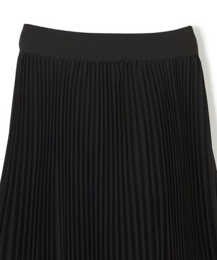 JOSEPH ノーブルサテン　プリーツスカート Black