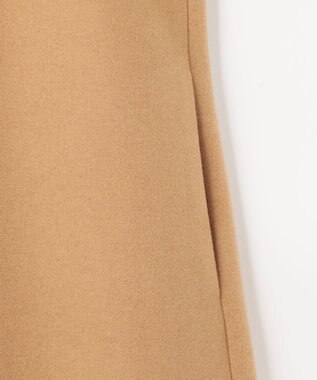 組曲 【WEB限定】ウールモッサ フーデットロングコート ベージュ系