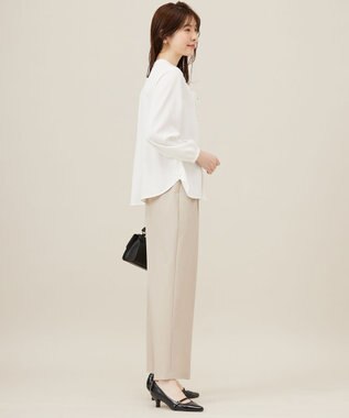 ANY SIS 【洗える】フリルディテール ブラウス オフ