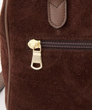 russet スエード2WAYミニボストンバッグ(CE-1570-WEB) D.Brown