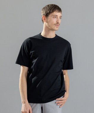 JOSEPH HOMME スビンギザカノコ　クルーネック ブラック系