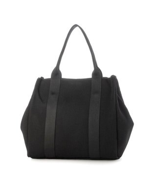 UNBILLION カシュカシュ cachecache / ジャガードニットスクエアビッグトート ブラック