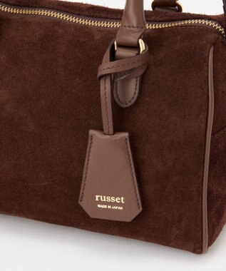russet スエード2WAYミニボストンバッグ(CE-1570-WEB) D.Brown