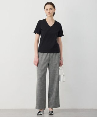 ICB L スーペリアジャージー Vネック半袖プルオーバー ブラック