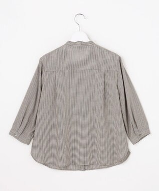 J.PRESS LADIES L 【シーンレスに活躍】ウォッシャブルキュプラツイル ボウタイ ブラウス ダークブラウン系