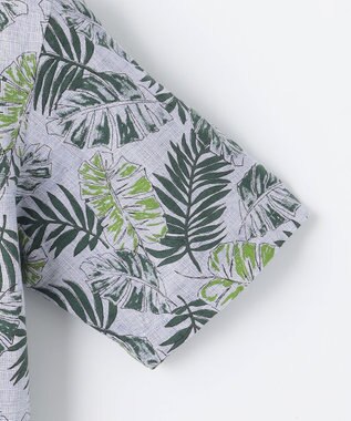 JOSEPH ABBOUD リヨセルリーフ 半袖シャツ カーキ系5