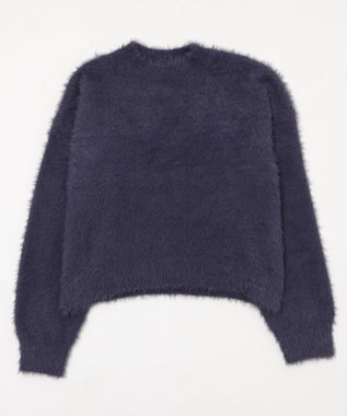 WEGO シャギーニットプルオーバー ネイビー