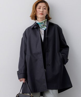 23区 【先行予約】エアータンブラー TCギャバジン ステンカラー コート