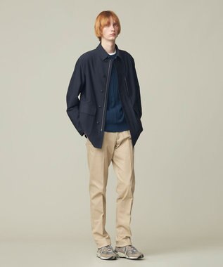 J.PRESS MEN 【MECHANICAL】ハイパワーストレッチ クラシックドライビングジャケット ネイビー系