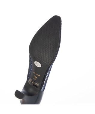 Riz raffinee <Riz raffinee>Ｖカットレースパンプス ネイビー