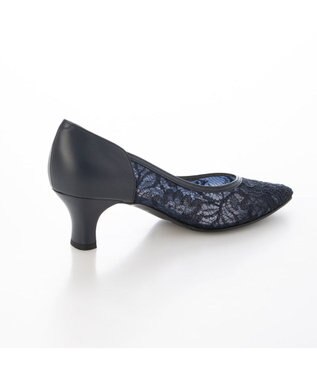 Riz raffinee <Riz raffinee>Ｖカットレースパンプス ネイビー