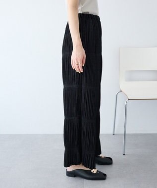 CRAFT STANDARD BOUTIQUE プリーツイージーパンツ Black