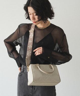 russet コーデュラナイロン2WAYミニボストンバッグ(CE-1721-WEB) L.Greige