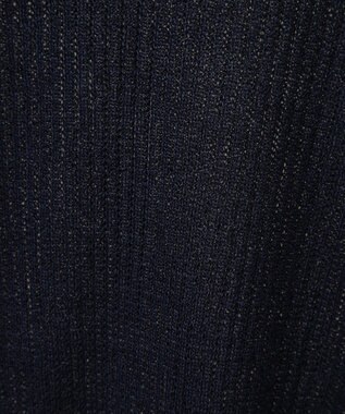 AMERICAN HOLIC メタルライクニットポロ Navy