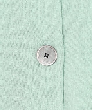 J.PRESS LADIES L 【洗える】Cotton Acetate ドルマンスリーブ カーディガン ミント系