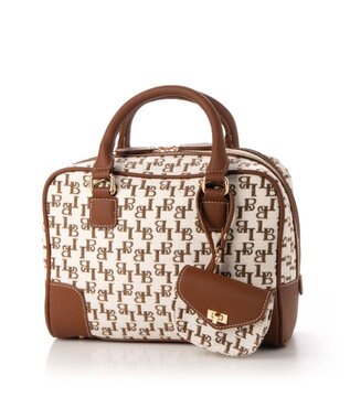 LA BAGAGERIE コットンクラシックミニボストン キャメル