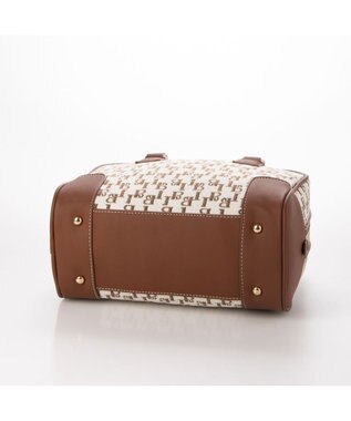 LA BAGAGERIE コットンクラシックミニボストン キャメル