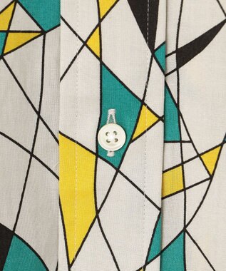 J.PRESS MEN 【J.PRESS ORIGINALS】Vintage Print Half Sleeve Shirt / B.D. / Baggy-Fit ライトグレー系9