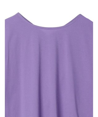 Green Parks 冷っとすずやか　バックカシュクールチュニック Deep Purple