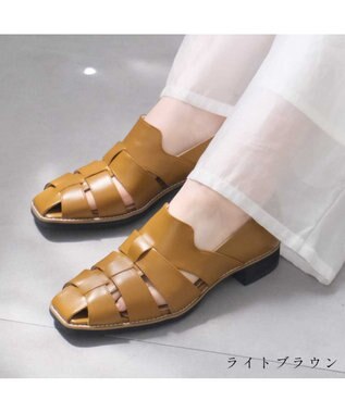 Pointer 日本製 本革 グルカパンプス ライトブラウン