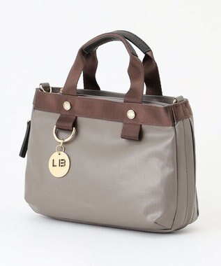 LA BAGAGERIE 【コットン×ポリウレタン】シャイニーミニマムトート グレー