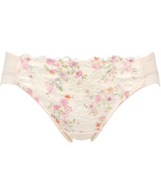 Wing 【ナチュラルフィットブラ】 ペアショーツ 身生地部綿混 はきこみ丈あさめ KF3320 ウイング／ワコール クリーム