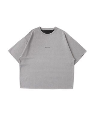 WEGO 【ユニセックス着用アイテム/リバーシブル】リバーシブルワンポイントT（S） ライトグレー