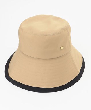 TOCCA 【紫外線90%カット・吸水速乾・抗菌防臭・接触冷感・洗える・サイズ調整可】TRIM RIBBON BUCKET HAT バケットハット ベージュ系