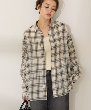 AMERICAN HOLIC シアーボイルレギュラーシャツ Check