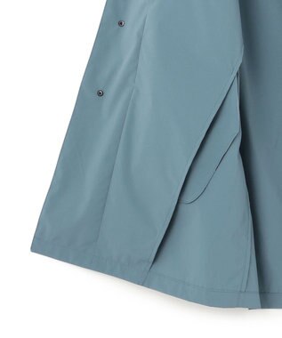 J.PRESS MEN 【驚きの軽さ / オンオフ兼用】【ストレッチ性 / 撥水機能 / 手洗い可】テクニカルライトポプリン カーコート サックスブルー系