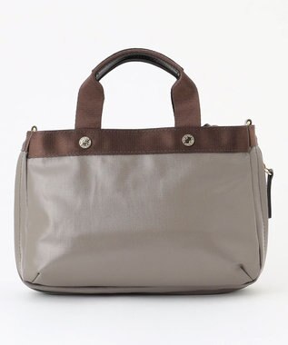 LA BAGAGERIE 【コットン×ポリウレタン】シャイニーミニマムトート グレー
