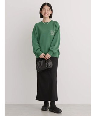 AMERICAN HOLIC ラグランロゴスウェット2 Green