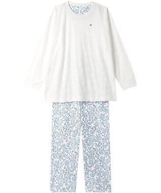 tsumori chisato SLEEP ツモリチサト パジャマ 長袖 長ズボン 綿100%(トップス) 綿混(ボトムス) UDX539 /ワコール アイボリー