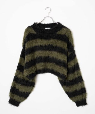 WEGO ファータッチボーダーショートプルオーバー グリーン