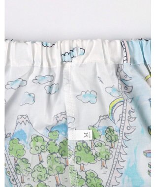 tsumori chisato SLEEP ツモリチサト パジャマ 綿100%(本体) サテン 長袖 長ズボン レディース UDX506/ワコール サックス