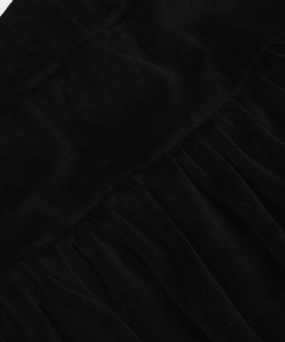 WEGO ベロアフリルスカパン ブラック