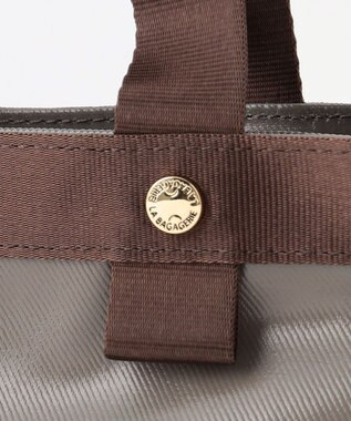 LA BAGAGERIE 【コットン×ポリウレタン】シャイニーミニマムトート グレー