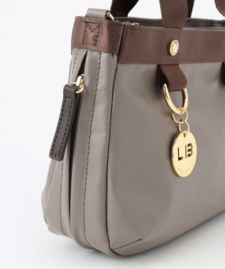 LA BAGAGERIE 【コットン×ポリウレタン】シャイニーミニマムトート グレー