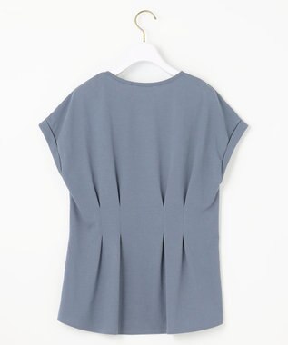 ANY SIS L 【UVケア・接触冷感】汗ジミ防止加工ペプラム カットソー ミントグレー