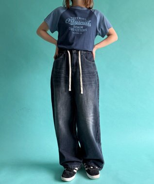 WEGO ロゴラグランT ネイビー